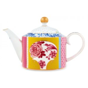Ceainic multicolor din portelan 900 ml Small Royal Pip Studio