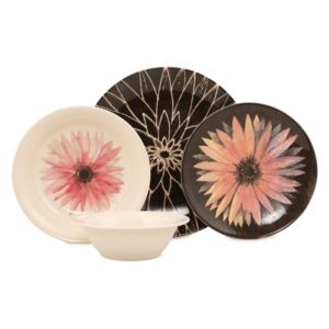 Set veselă 24 piese din gresie ceramică Kütahya Porselen Bloom