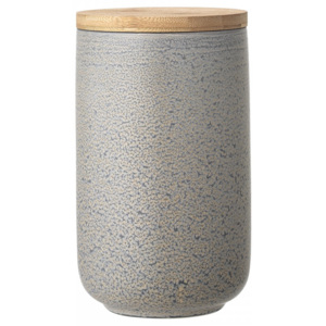 Borcan din ceramica cu capac din bambus 12x21 cm Bloomingville