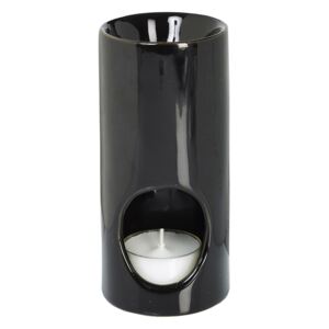 Lampă aromatică neagră SPAAS, diam. 6,4 cm