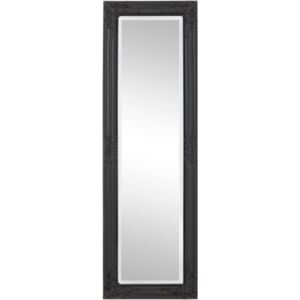 Oglindă Miro cu cadru din lemn negru, 132 x 42cm