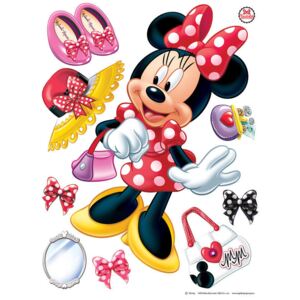 AG Design Minnie Mouse - autocolant de perete 65x85 cm