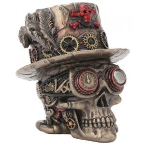Statueta craniu Baronul Steampunk