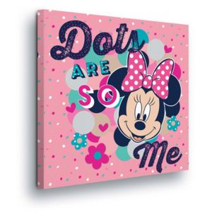Tablou - Disney Minnie Mouse Love Dots 80x80 cm