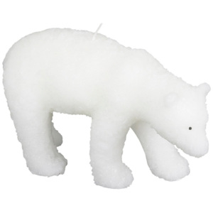 Lumânare Le Studio Polar Bear, alb