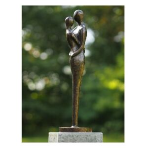 Statuie de bronz moderna Loving Couple 43x11x11 cm