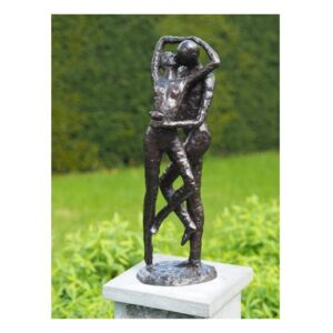 Statuie de bronz moderna Kissing lovers 55x15x18 cm