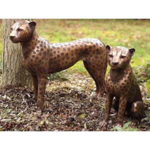 Statuie de bronz moderna Standing cheetah 61x20x73 cm