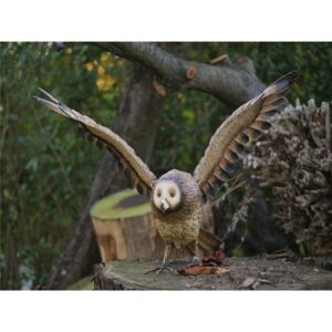 Figurina metal Owl flying