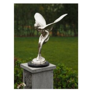 Statuie de bronz clasica Silver plated flying lady 49x39x30 cm