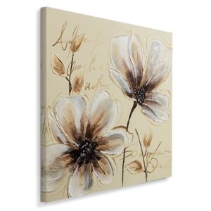 CARO Tablou pe pânză - Flowers 7 20x20 cm