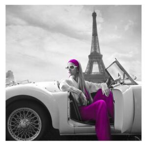 Tablou cu turnul Eiffel și mașină (Modern tablou, K011513K3030)