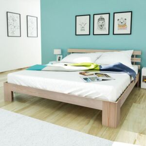 Cadru de pat, 160 x 200 cm, lemn de pin masiv