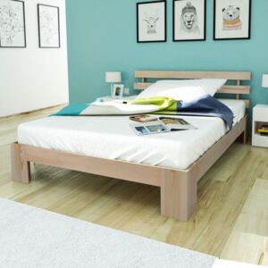Cadru de pat, 140 x 200 cm, lemn de pin masiv