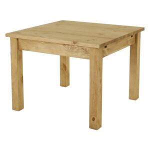 Masa dining extensibila din lemn de pin 100x(100)200 cm Table Zago