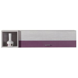 Dulap de perete MBL14 Pin albită + violet