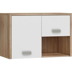 Cabinet PEC10 Sonoma stejar + alb