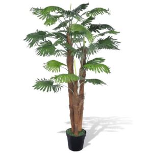 Palmier artificial cu aspect natural și ghiveci 180 cm