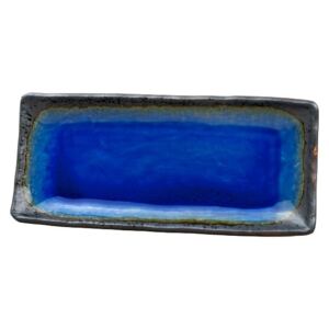 Farfurie servire din ceramică MIJ Cobalt, 29 x 12 cm, albastru