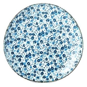 Farfurie din ceramică MIJ Daisy, ø 19 cm, alb - albastru
