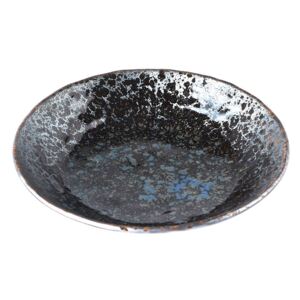 Farfurie adâncă din ceramică MIJ Pearl, ø 24 cm, negru - gri
