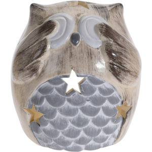 Sfeşnic ceramic Blind Owl, 9 cm