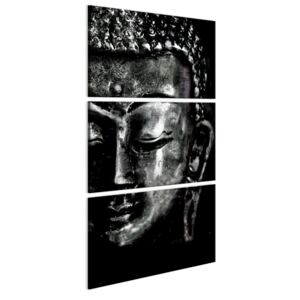 Tablou pe pânză - Grey Buddha 30x60 cm