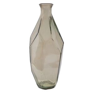 Vază din sticlă reciclată Mauro Ferretti Stone, ⌀ 12 cm, gri