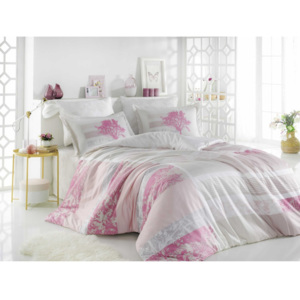 Lenjerie de pat cu cearşaf Garden Rose, 200 x 220 cm