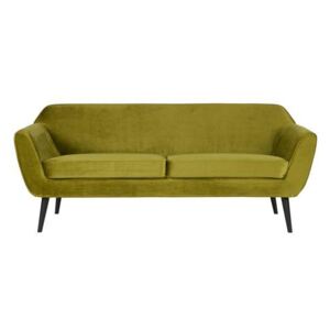 Canapea din catifea verde Rocco Sofa Velvet Green