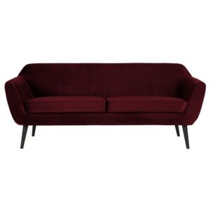 Canapea din catifea rosie Rocco Sofa Velvet Red