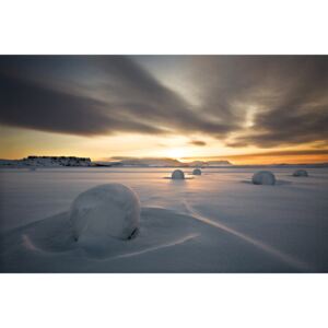 Fotografii artistice Snow bales, Bragi Ingibergsson