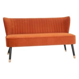 Canapea 2 locuri catifea Sofa Velvet Orange