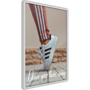 Bimago Tablou înrămat - Dance Cadru alb 40x60 cm