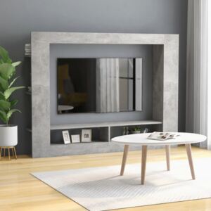 Comoda TV, gri beton, 152 x 22 x 113 cm, PAL - V800742V