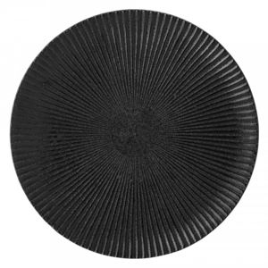 Farfurie neagra din ceramica 18 cm Bloomingville