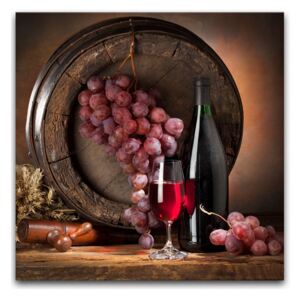 Styler Tablou pe sticlă - Wine Wine 2 - 30x30 cm