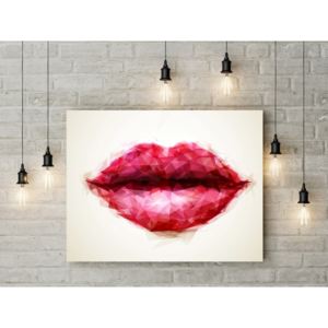 Tablou canvas Pixel Lips