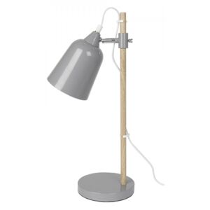 Lampa birou gri din metal 48 cm Wood-like Present Time