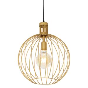 Design hanglamp goud 40 cm - Wire Dos