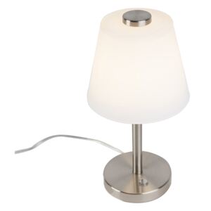 Lampă de masă design oțel reglabilă incl. LED - Regno