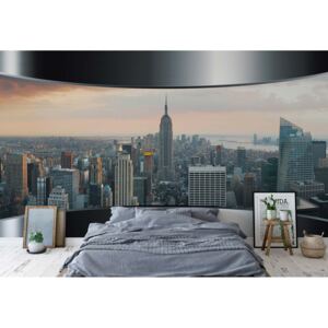 Fototapet - New York City Skyline Vliesová tapeta - 416x254 cm