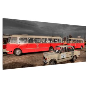 Tablou cu mașini istorice (Modern tablou, K010378K12050)