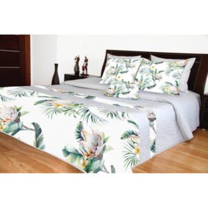 Cuvertură de pat cu model floral Lăţime: 200 cm | Lungime: 220 cm