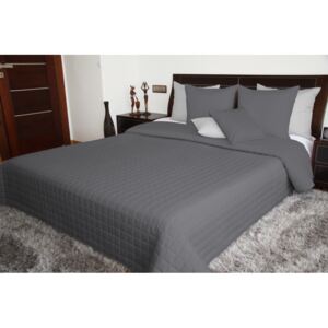 Cuvertură de pat dublu față de culoare gri închis Lăţime: 75 cm | Lungime: 160 cm