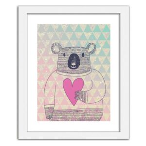 CARO Imagine în cadru - Teddy Bear With A Heart 30x40 cm