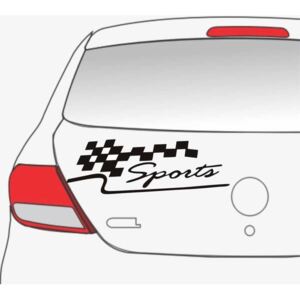 Sticker auto Sports