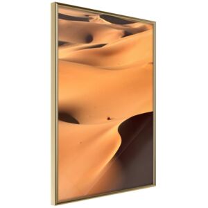 Bimago Tablou înrămat - Desert Landscape Cadru auriu 40x60 cm