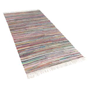 Covor Danca, tesut manual, multicolor deschis, 80 x 150 cm