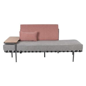 Canapea cu 2 locuri Zuiver Star, gri - roz